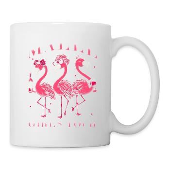 Visite des filles de Malle - Mug blanc - blanc - Droite