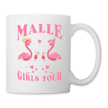 Visite des filles de Malle - Mug blanc - blanc - Droite