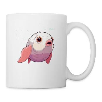 Ein Blob-ähnlicher Fisch - Tasse - Weiß - Rechts