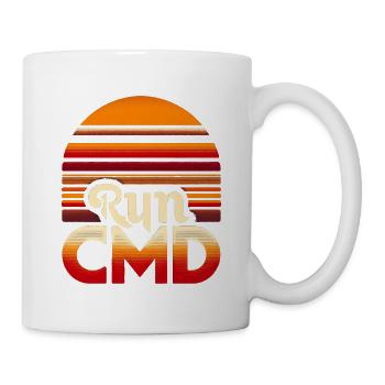 Exécuter Cmd 44 - Mug blanc - blanc - Droite
