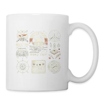Road Trip Warrior 6 - Tasse - Weiß - Rechts
