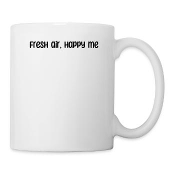 Randonnée - De l’air frais, heureux moi - Mug blanc - blanc - Droite