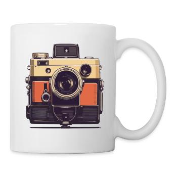 Appareil photo Vintage esthétique photographe rétro - Mug blanc - blanc - Droite