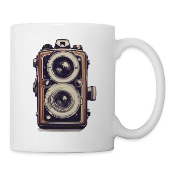 Appareil photo Vintage esthétique photographe rétro - Mug blanc - blanc - Droite