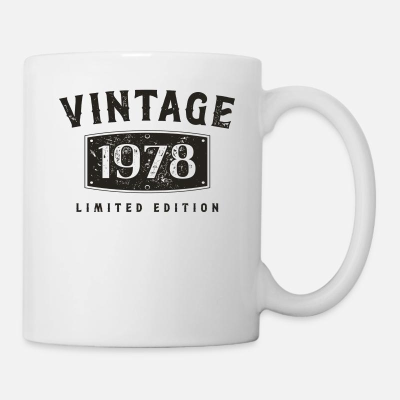 Anniversaire 1978 Edition Limitée Millésime 1978 - Mug blanc - blanc