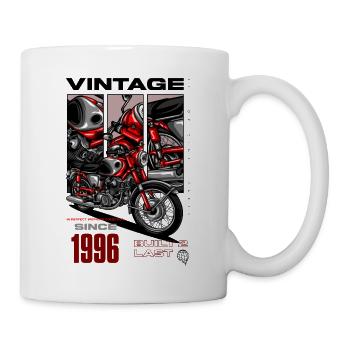 Vintage Motorcycle Bikers Motorbike Birthday 1996 - Mug - white - Right