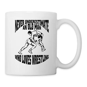 Wrestling Wrestling Wrestler Wrestler Wrestler cadeau - Mug blanc - blanc - Droite