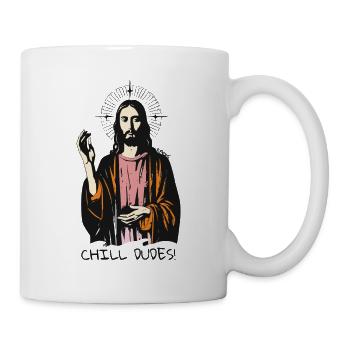 Relaxed guys, calm and cool Jesus guy - Mug - white - Right