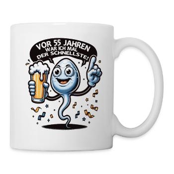 55 years ago, I was the fastest - Mug - white - Right