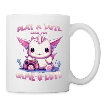 Axolotl T mignon pour les joueurs | Kawaii Stuff - Mug blanc - blanc - Droite