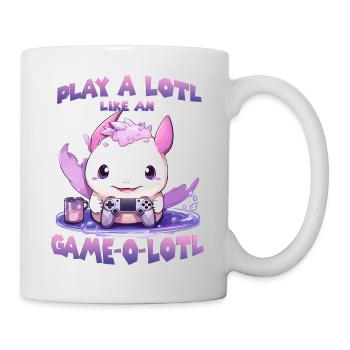 Axolotl T mignon pour les joueurs | Kawaii Stuff - Mug blanc - blanc - Droite