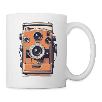 Appareil photo vintage esthétique rétro appareil photo - Mug blanc - blanc - Droite