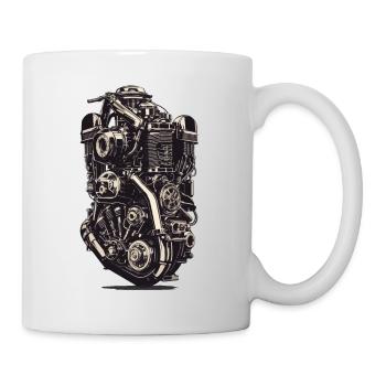 Ingénieur automobile Mécanicien de véhicules à moteur Vintage - Mug blanc - blanc - Droite