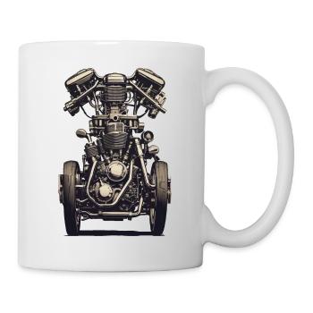 Mécanicien de véhicules à moteur Vintage - Mug blanc - blanc - Droite