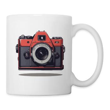 Appareil photo vintage esthétique appareil photo rétro - Mug blanc - blanc - Droite