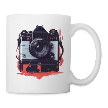 Appareil photo Vintage esthétique photographe rétro - Mug blanc - blanc - Droite
