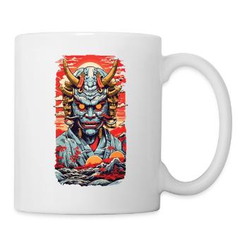 Aesthetics Yokai Oni Ukiyo-E Japanese Demon Style - Mug - white - Right