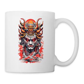 Esthétique Yokai Japonais Démon Streetwear - Mug blanc - blanc - Droite