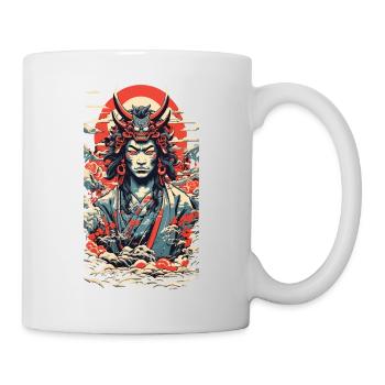 Ästhetische Yokai Oni Vintage Japan Streetwear - Tasse - Weiß - Rechts