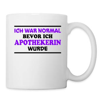 Apothekerin Spruch Apotheke Apothekerin Geschenk - Tasse - Weiß - Rechts