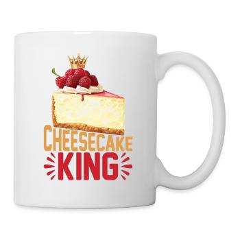 Gâteau au fromage King 12 - Mug blanc - blanc - Droite