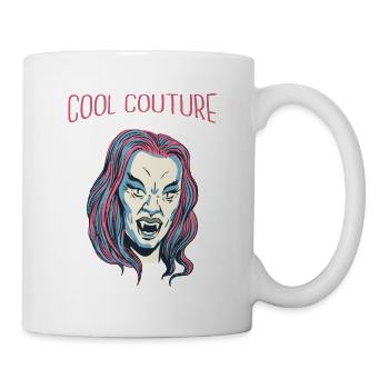 Cool Vampire Retro Halloween Beautiful Hot Fashion - Tasse - Weiß - Rechts