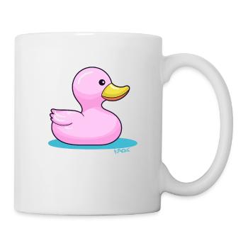 A Candy-Colored Bathtubs Rubber Duck - Mug - white - Right