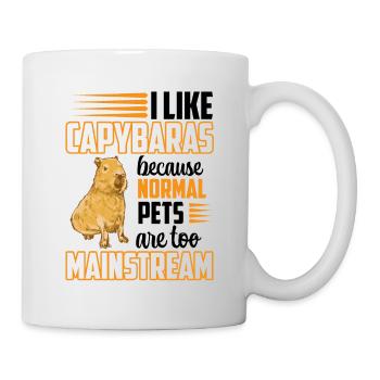 J’aime Capybara Amérique du Sud Capybara - Mug blanc - blanc - Droite