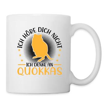 Ich denke an Quokka Beuteltier Quokka - Tasse - Weiß - Rechts