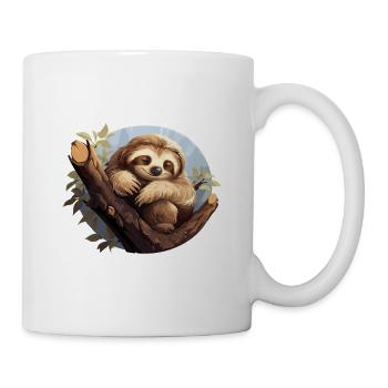 Mes parents disent tous que je suis paresseux - Mug blanc - blanc - Droite