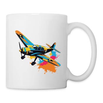 Model Airplane Pilot Airplane Hobby Aesthetic - Mug - white - Right