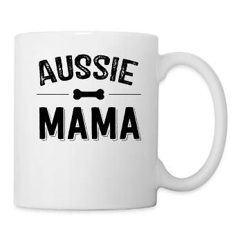 Aussie Mama Red Merle berger australien ferme - Mug blanc - blanc - Droite