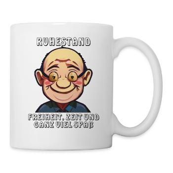 RETIREMENT FREEDOM, TIME AND LOTS OF FUN - Mug - white - Right