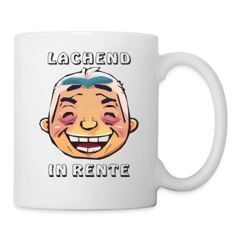 UN RETRAITÉ RIT À LA RETRAITE - Mug blanc - blanc - Droite