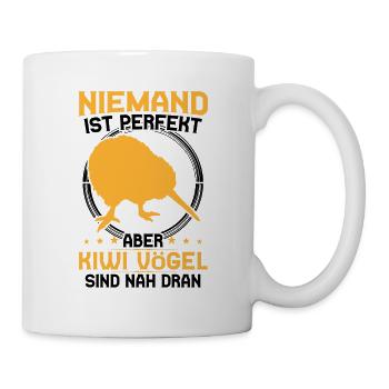 L’oiseau kiwi est un bouquet parfait de bécassines - Mug blanc - blanc - Droite