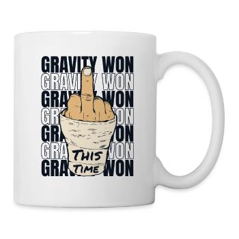 Gravity Won Broken Arm Leg Broken Bone Surgeon - Mug - white - Right