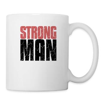 Strongman Fitness Gym Musculation - Mug blanc - blanc - Droite