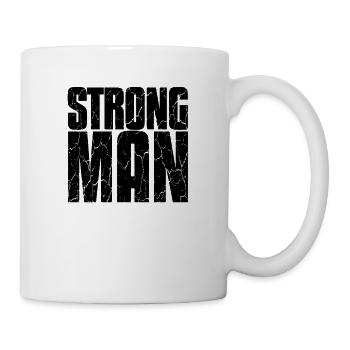 Strongman Fitness Gym Musculation - Mug blanc - blanc - Droite