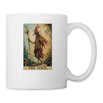 Cartes de tarot Carte de tarot Le fou Le fou - Mug blanc - blanc - Droite
