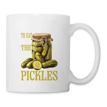I'm Here To Eat All The Pickles 5 - Mug - white - Right