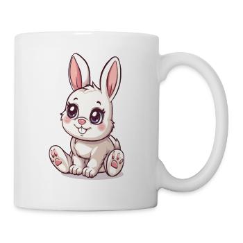 Cute Bunny, Easter Bunny, Easter Gift, Animal Love - Mug - white - Right
