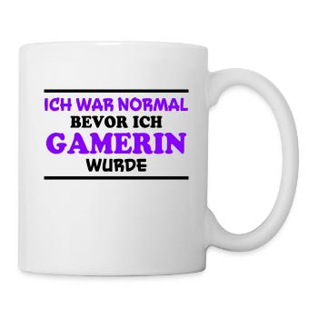 Gamerin Spruch Videospiel Sprüche Gamerin Geschenk - Tasse - Weiß - Rechts