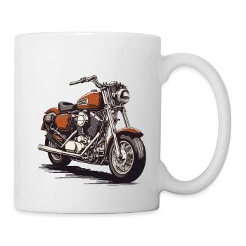 Moto Motard Streetwear Style de course rétro - Mug blanc - blanc - Droite