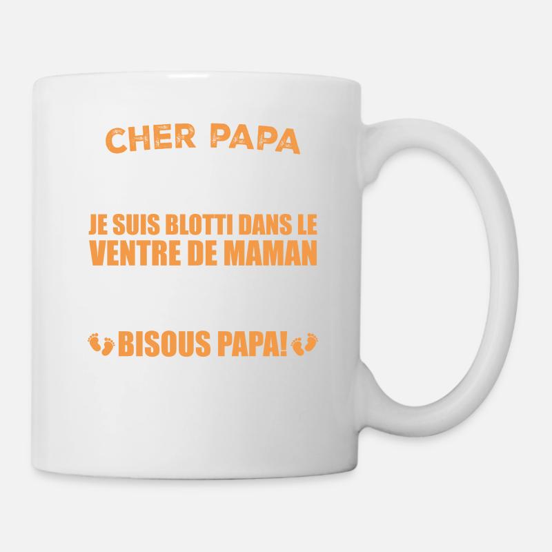 Annonce Grossesse Originale Pour Futur Papa - Mug blanc - blanc
