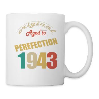 Ich bin 81 Jahre alt | Ich bin 1943 geboren - geboren - Tasse - Weiß - Rechts