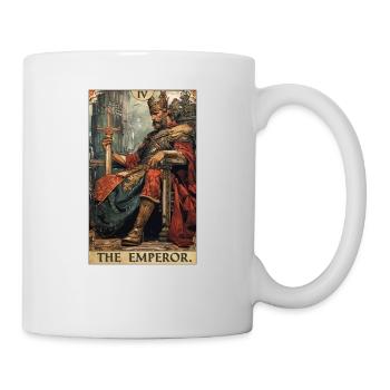 Tarotkarte The Emperor Der Herrscher - Tasse - Weiß - Rechts