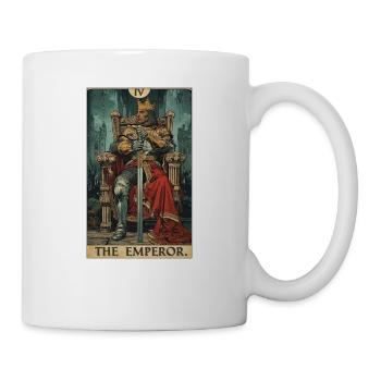 Tarotkarte The Emperor Der Herrscher - Tasse - Weiß - Rechts