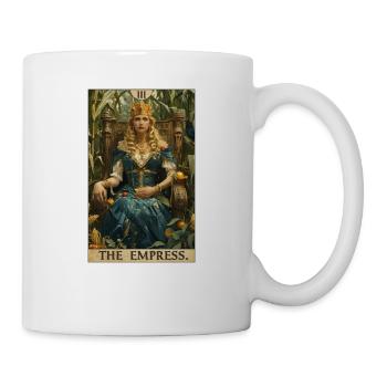 Carte de Tarot L’Impératrice Le Souverain - Mug blanc - blanc - Droite