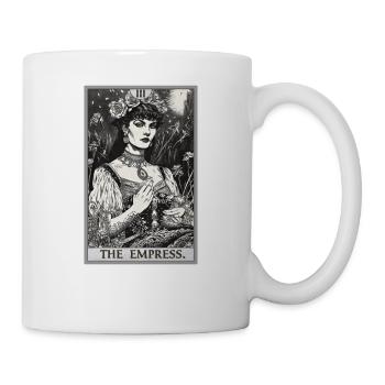 Carte de Tarot L’Impératrice Le Souverain - Mug blanc - blanc - Droite