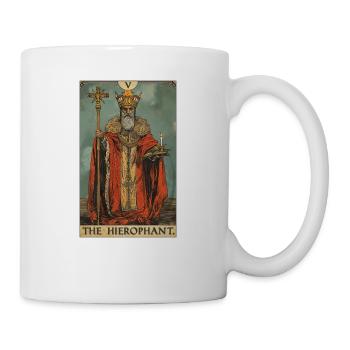 Tarotkarte The Hierophant Der Hierophant - Tasse - Weiß - Rechts